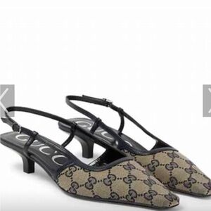 Gucci style Women's Slingback Pumps Brand New size 7 US